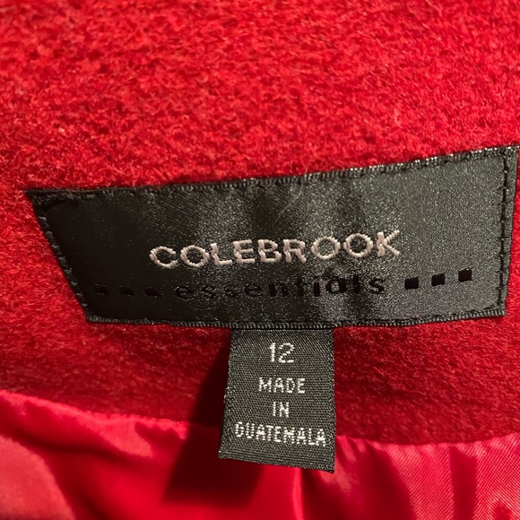 Colebrook red coat. Like new! Wore one time. Perfect for the holidays! 🎄 - Picture 4 of 9